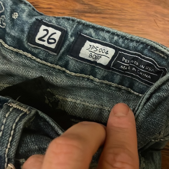 Miss Me jeans JP5004 boot size 26, gently worn - Picture 3 of 3